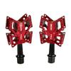 KCNC KNIFE Titanium Spindle Road Platform Pedals, Red, KPED01-TI-R, SK2173 view 1