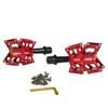 KCNC KNIFE Titanium Spindle Road Platform Pedals, Red, KPED01-TI-R, SK2173 view 4