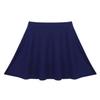 Jowowha Kids Girls Solid Color Stretchy Knee Length A-Line Skater Skirt School Uniform Dress Casual Daily Wear Navy_Blue 6 view 2