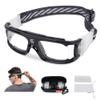 SooGree Sports Goggles for Basketball Soccer Football Protective Eyewear Goggles Eye Safety Glasses Anti Fog PC Lens for Men Adults (Black) view 1