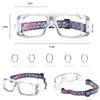 SooGree Sports Goggles for Basketball Soccer Football Protective Eyewear Goggles Eye Safety Glasses Anti Fog PC Lens for Men Adults (Gray) view 2
