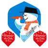 (3 Sets - 9 Flights) Snowman Christmas Xmas Dart Flights, 100 Micron Extra Strong view 1