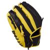 ASICS 3121A746 Infielder's Softball Gloves, Blacks x Pair Gold, Size 6 view 2