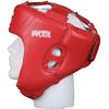 USI Universal The Unbeatable Boxing Headguard, 615CG Amateur Contest Headguard, Hide Leather, Multiple Layers of Padding for Greater Shock Absorbing Adjustable Web Closure & Strap(Size M, Red) view 3