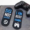 xywlwoer Funny Gaming Socks Easter Basket Stuffers for Teens Boys Kids-Valentines Day Gifts for Him Men Husband Dad Adults view 3