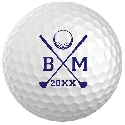 Infusion Personalized Logo Golf Balls - Custom Monogrammed (12 Balls)