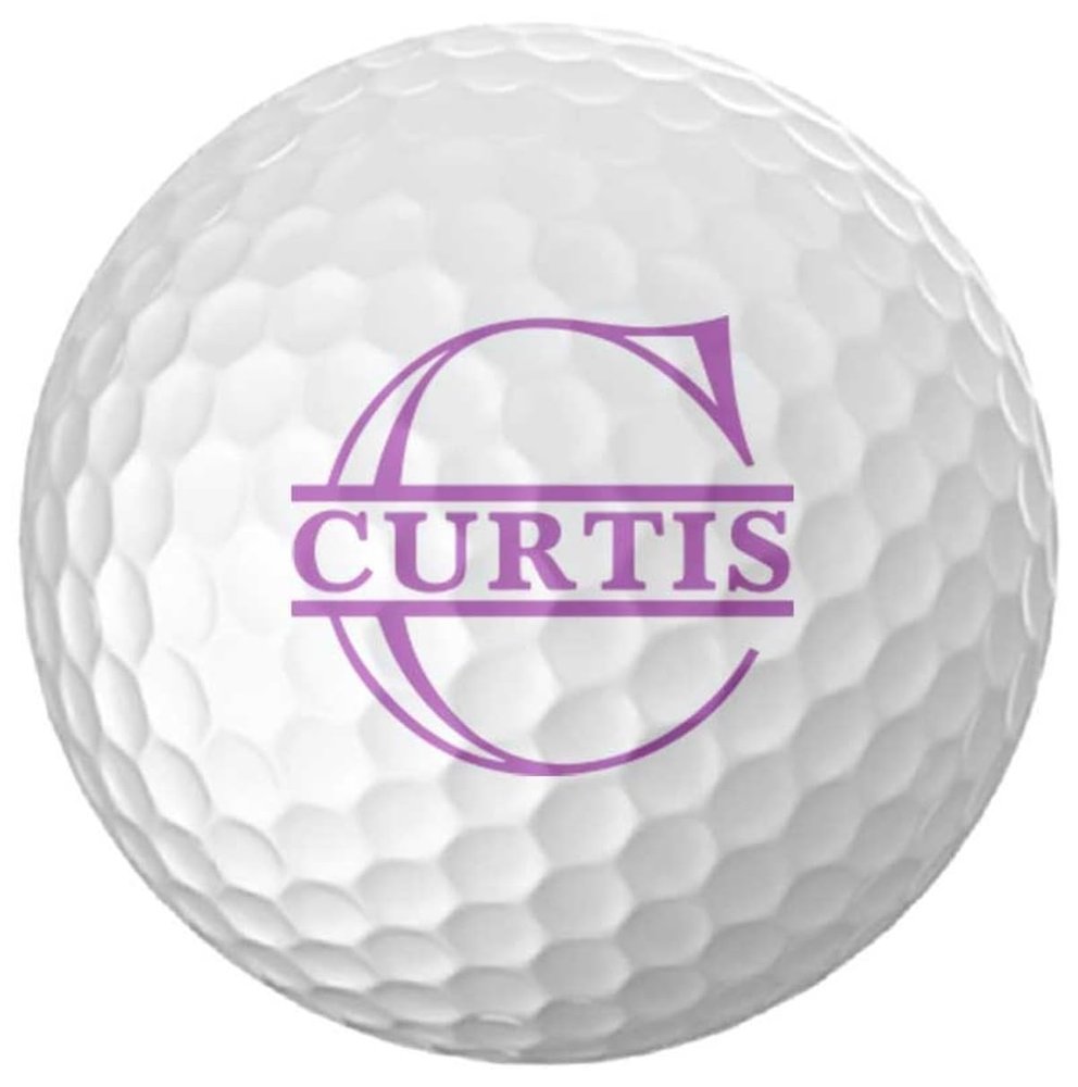 Infusion Personalized Golf Balls - Custom Monogrammed Logo Golf Balls (12 Balls)