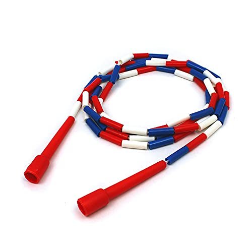 Dick Martin Sports MASJR10-6 Jump Rope Plastic 10 Sections On Nylon Rope - 6 Each
