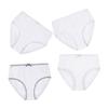 Buyless Fashion Little Girl Toddler Panties Assorted Prints Soft Cotton Big Kids Briefs Underwear 4 Pack - BW21-GEL-9-10 view 2