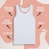 Buyless Fashion Tank Tops for Girls- Sleeveless Cami Tanks Cotton Undershirts for Dance Gymnastics Kids Toddler Size (4 Pack) - TW14-GELST-11-12 view 3