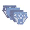 Buyless Fashion Boys Comfy Briefs Soft Cotton Polka Dot Toddler Underwear 4 Pack - BW21-BD-4-5 Blue view 3