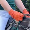 eGlove eQUEST GripPro Leather Touchscreen Horse Riding Gloves (Orange, Small) view 4