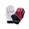 HEAD Leather Racquetball Glove - AMP Pro Copper Tech Glove for Right & Left Hand - Black/Silver/Red, Left - Large view 3