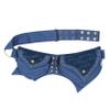 Practical Fannypack Cotton Waistbag Travel Utility Belt-Blue view 1