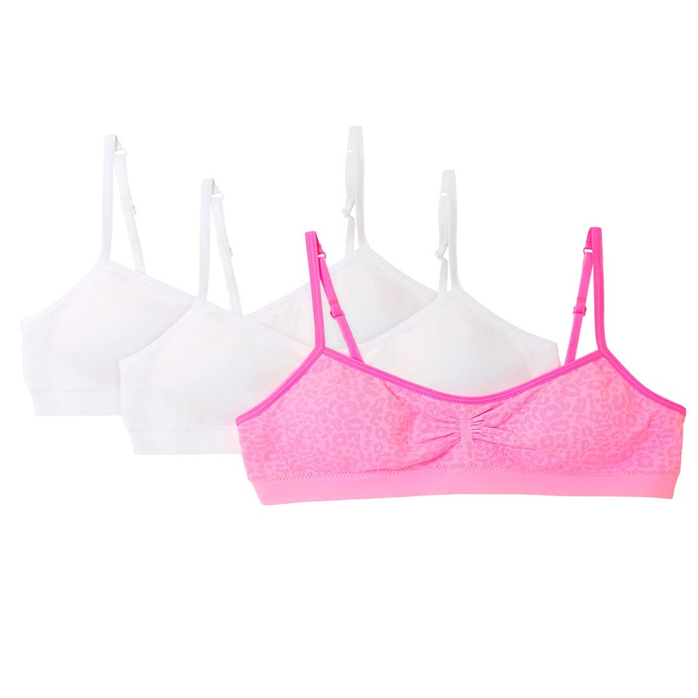 Seamless Trainer Bra with Removable Modesty Pads