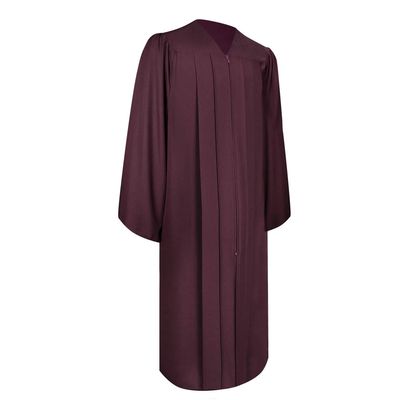 Endea Church Matte Choir Robe (45XL (5'0" - 5'2") Fullfit, Maroon)
