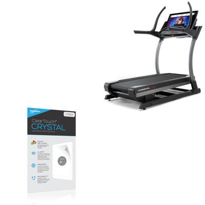 BoxWave Screen Protector Compatible with NordicTrack Commercial X32i Incline Treadmill - ClearTouch Crystal (2-Pack), HD Film Skin - Shields from Scratches