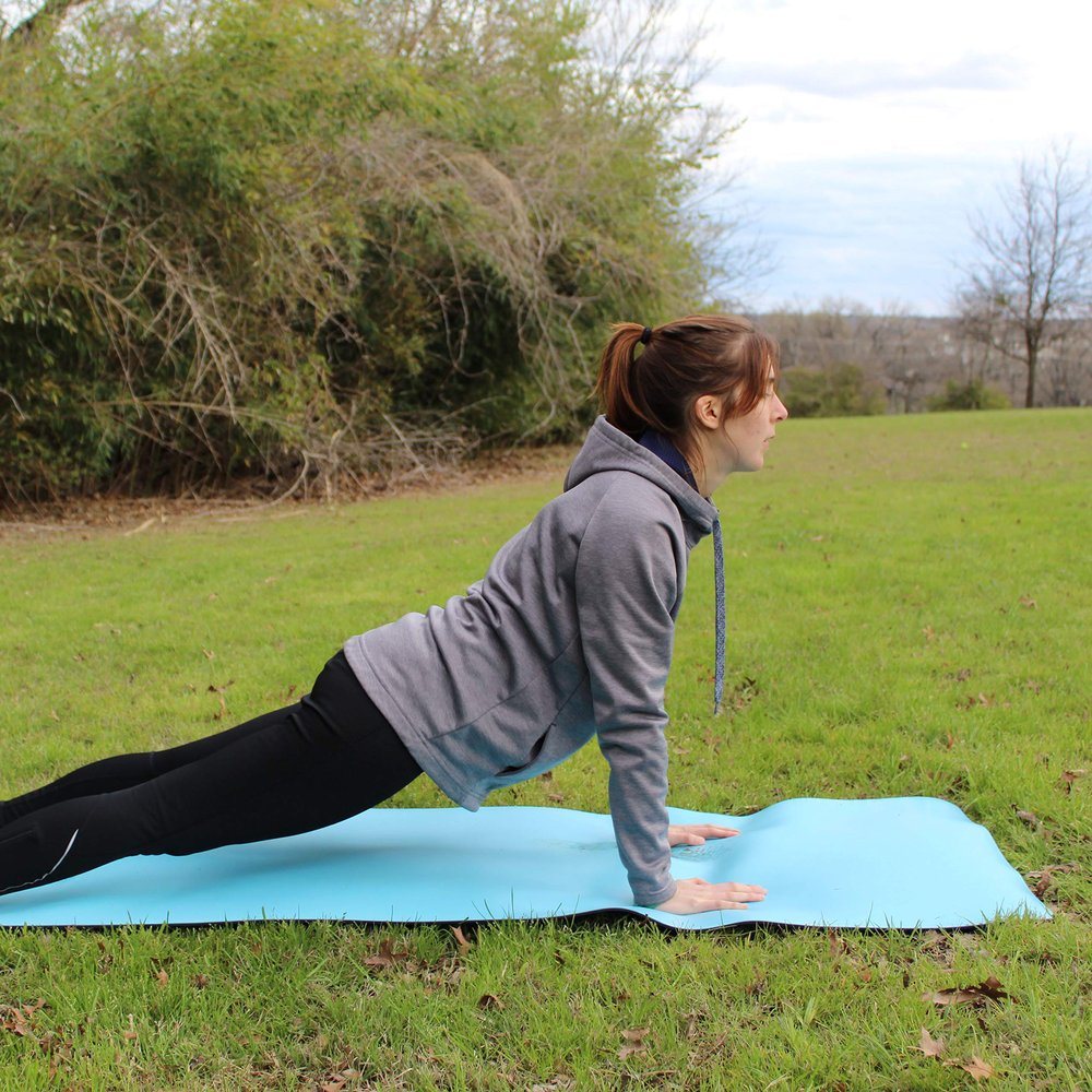 OnCourt OffCourt Get-A-Grip Yoga Mat | Made from Eco-Friendly Material | Both Surfaces Non-Slip
