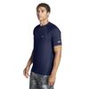 Speedo Men's Uv Swim Shirt Short Sleeve Loose Fit Easy Tee, Peacoat, Uv Swim Shirt Short Sleeve Loose Fit Easy Tee view 3