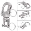 Jaw Swivel Snap Shackle, Quick Release Swivel Jaw Snap Sailing Shackle for Sailboat Spinnaker Halyard 316 Stainless Steel (70mm) view 4