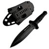 Hunting Knife Tactical Knife Survival Knife 8" Fixed Blade Knife w/ Molle Compatible Pressure Retention Sheath Camping Accessories Survival Kit Survival Gear Tactical Gear 79965 (Black) view 1