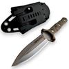 Hunting Knife Tactical Knife Survival Knife 8" Fixed Blade Knife w/ Molle Compatible Pressure Retention Sheath Camping Accessories Survival Kit Survival Gear Tactical Gear 79965 (Desert Tan) view 1