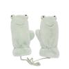 Winter Gloves Plus Velvet Thick Plush Cartoon Cute Children Baby Kindergarten Pupils to Keep Warm Mittens 5-8 Years Old (Color : Green) view 1