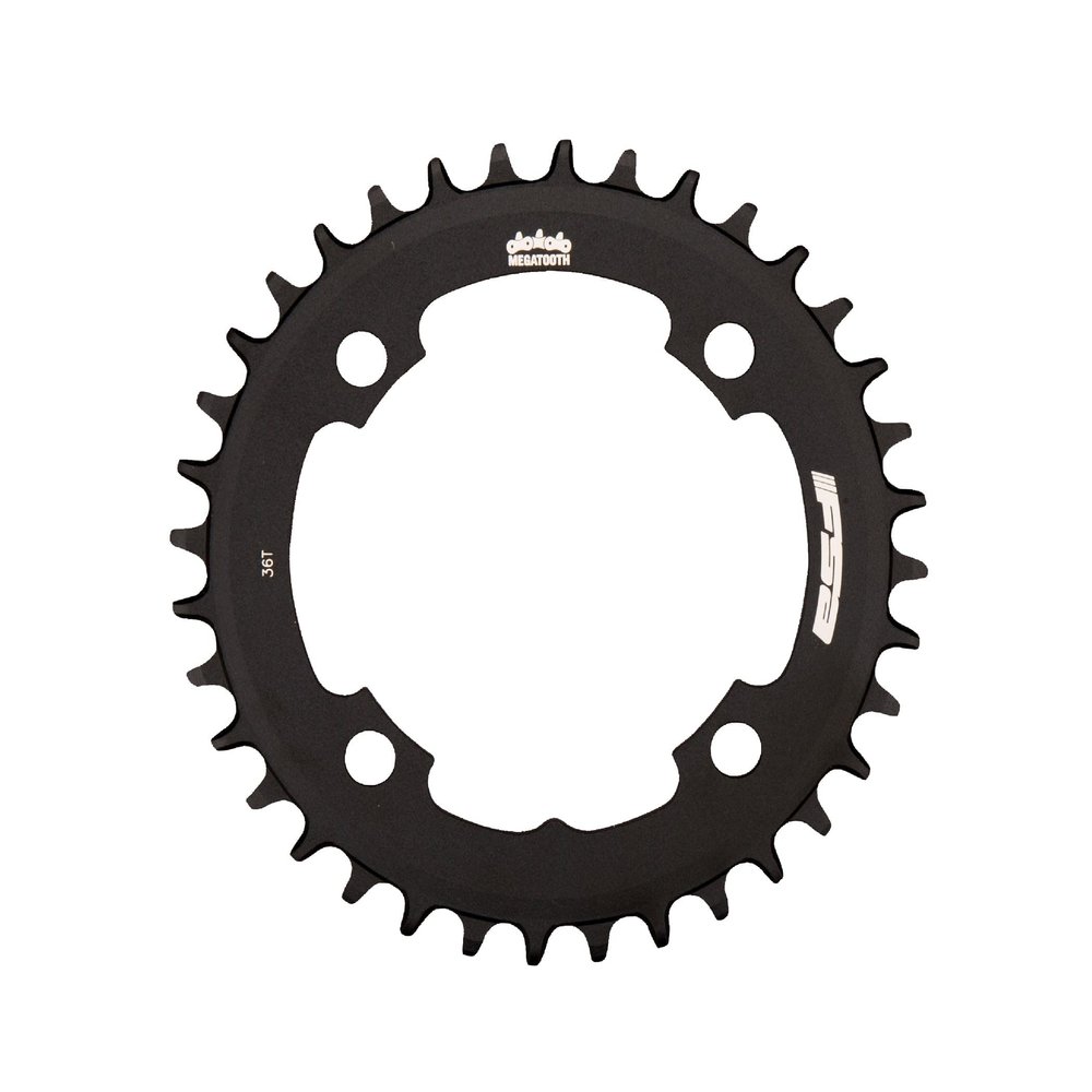 FSA MegaTooth 48T Chainring - High-Strength Alloy 104BCD 4-Bolt Mountain Bike Chainring for 1x10/11-Speed, Superior Chain Retention, Rugged Terrain Performance, Durable Engineering, Cyclocross & Trail