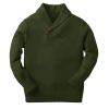 Ryannology Toddler Baby Boys Girls Sweater Shawl-Collar V Neck Pullover Sweaters Cable Kintted Photoshoot Outfits view 1