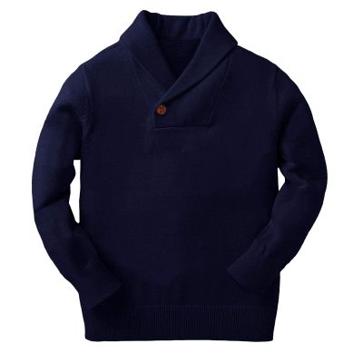 Ryannology Toddler Baby Boys Girls Sweater Shawl-Collar V Neck Pullover Sweaters Cable Kintted Photoshoot Outfits