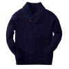 Ryannology Toddler Baby Boys Girls Sweater Shawl-Collar V Neck Pullover Sweaters Cable Kintted Photoshoot Outfits view 1