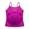 FEESHOW Little/Big Girls Shiny Metallic Camisole Tank Tops Party Fancy Vest Top Tee Shirts Sports Dance Costume Hot Pink 9-10 view 4