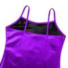 FEESHOW Little/Big Girls Shiny Metallic Camisole Tank Tops Party Fancy Vest Top Tee Shirts Sports Dance Costume Purple 7-8 view 4