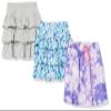 Amazon Essentials Toddler Girls' Knitted Ruffle Scooter Skirts (Previously Spotted Zebra), Pack of 3, Blue Mermaids/Grey/Purple Tie Dye, 4T view 1