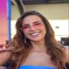 Laurinny Rimless Rectangle Sunglasses for Women Fashion 90s Frameless Square Pink Tinted Sun Glasses view 4