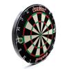 CUESOUL Shooter-II TRI-Eyes Official Size Sisal Bristle Dartboard Set with Extra Steel Tip Darts 6 Pack Without Surround. view 2