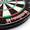 CUESOUL Shooter-II TRI-Eyes Official Size Sisal Bristle Dartboard Set with Extra Steel Tip Darts 6 Pack Without Surround. view 3