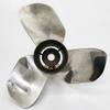 Flish Propeller OEM Upgrade 3 or 4 Blades Stainless Steel Outboard Propeller fit BRP,Johnson,EVINRUDE,OMC Stern Drive 40-50HP,13 Spline Tooth, RH (11 5/8 x 11 (5031623)) view 2
