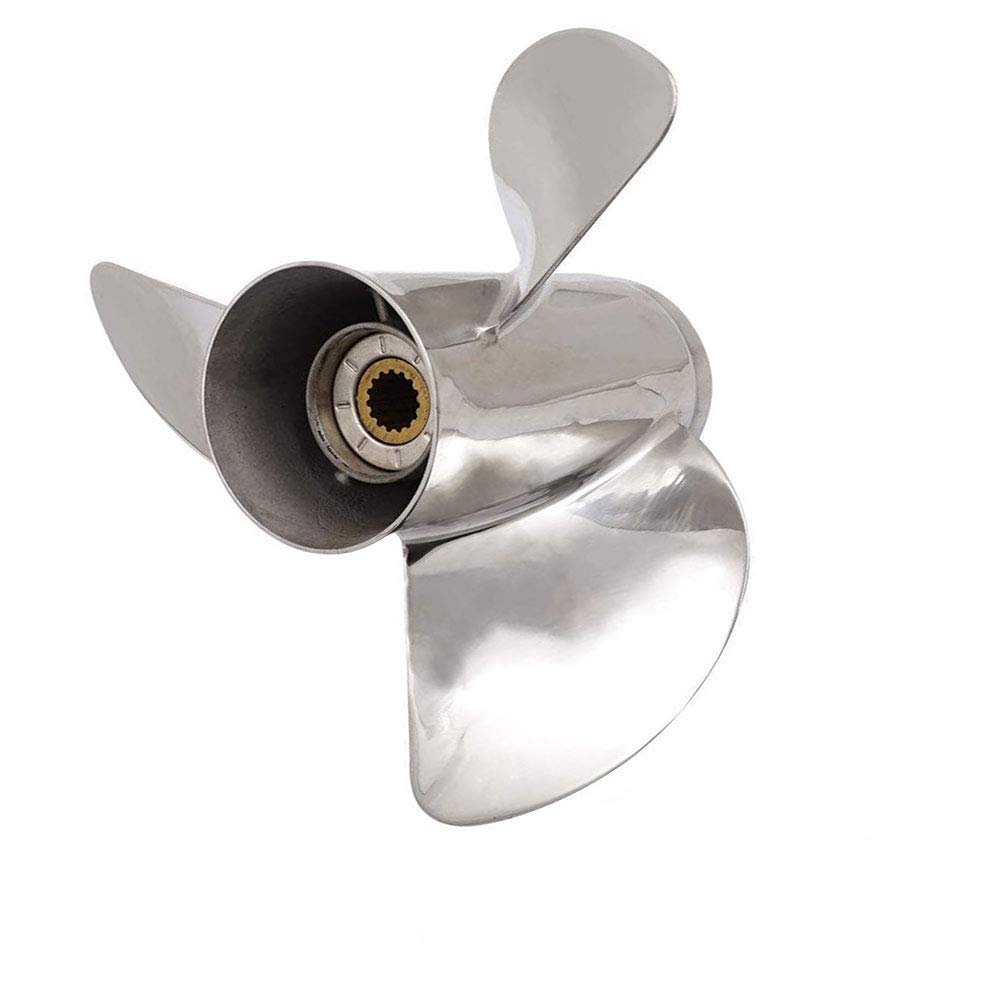 15 1/4 x 17 Upgrade Stainless Steel Outboard Propeller for Mercury Engines 135-300 HP 48-18278A46, 15 Tooth, RH