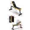 du hui shop Height Adjustable Workout Bench Exercise Bench, Foldable Weight Lifting Bench, Adjustable Sit Up Bench with Incline Decline Flat for Home, Ideal for Fitness Beginners and Professionals view 3