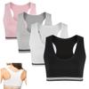 MANJIAMEI Cami Active Racerback Training Bras for Girls 8-10 Sports Bras 4 Pack view 1