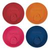 Tervis Travel Lid Made in USA Double Walled Insulated Tumbler Travel Cup Keeps Drinks Cold & Hot, Fits 16oz Tumblers - 4pk, Assorted Red Orange Fuchsia Navy view 1
