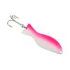 AL's Goldfish Lure Company, G300 Goldfish Freshwater Fishing Spoon Lure with Treble Hook for Trout, Salmon, Bass, Walleye, Northern Pike and Muskie. 1/2 oz. 2-3/4", #2 Hook, White Pink view 3