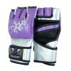MMA Glove, Kickboxing Gloves, Sparring Gloves, Training Equipment, Fighting Glove for Mixed Martial-Arts, Adults Men & Women by BeSmart (Purple, Large) view 2