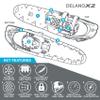 Wildhorn Delano Lightweight Snow Shoes for Mens- Snowshoes for Women and Youth, Fully Adjustable Bindings, 22/28 Premium Aluminum Frame, Snowshoes with Steel Grip Crampons view 3