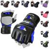 MMA Glove, Kickboxing Gloves, Sparring Gloves, Training Equipment, Fighting Glove for Mixed Martial-Arts, Adults Men & Women by BeSmart (Blue, Large) view 1