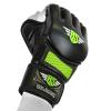 MMA Glove, Kickboxing Gloves, Sparring Gloves, Training Equipment, Fighting Glove for Mixed Martial-Arts, Adults Men & Women by BeSmart (Green Mesh, Large) view 4