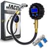 JACO Lightning Bike Tire Gauge Kit | with ElitePro Digital Pressure Gauge (200 PSI) and Lightning L3-Series Air Chuck (Presta & Schrader) view 1