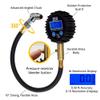 JACO Lightning Bike Tire Gauge Kit | with ElitePro Digital Pressure Gauge (200 PSI) and Lightning L3-Series Air Chuck (Presta & Schrader) view 2