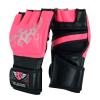 MMA Glove, Kickboxing Gloves, Sparring Gloves, Training Equipment, Fighting Glove for Mixed Martial-Arts, Adults Men & Women by BeSmart (Pink, Large) view 2